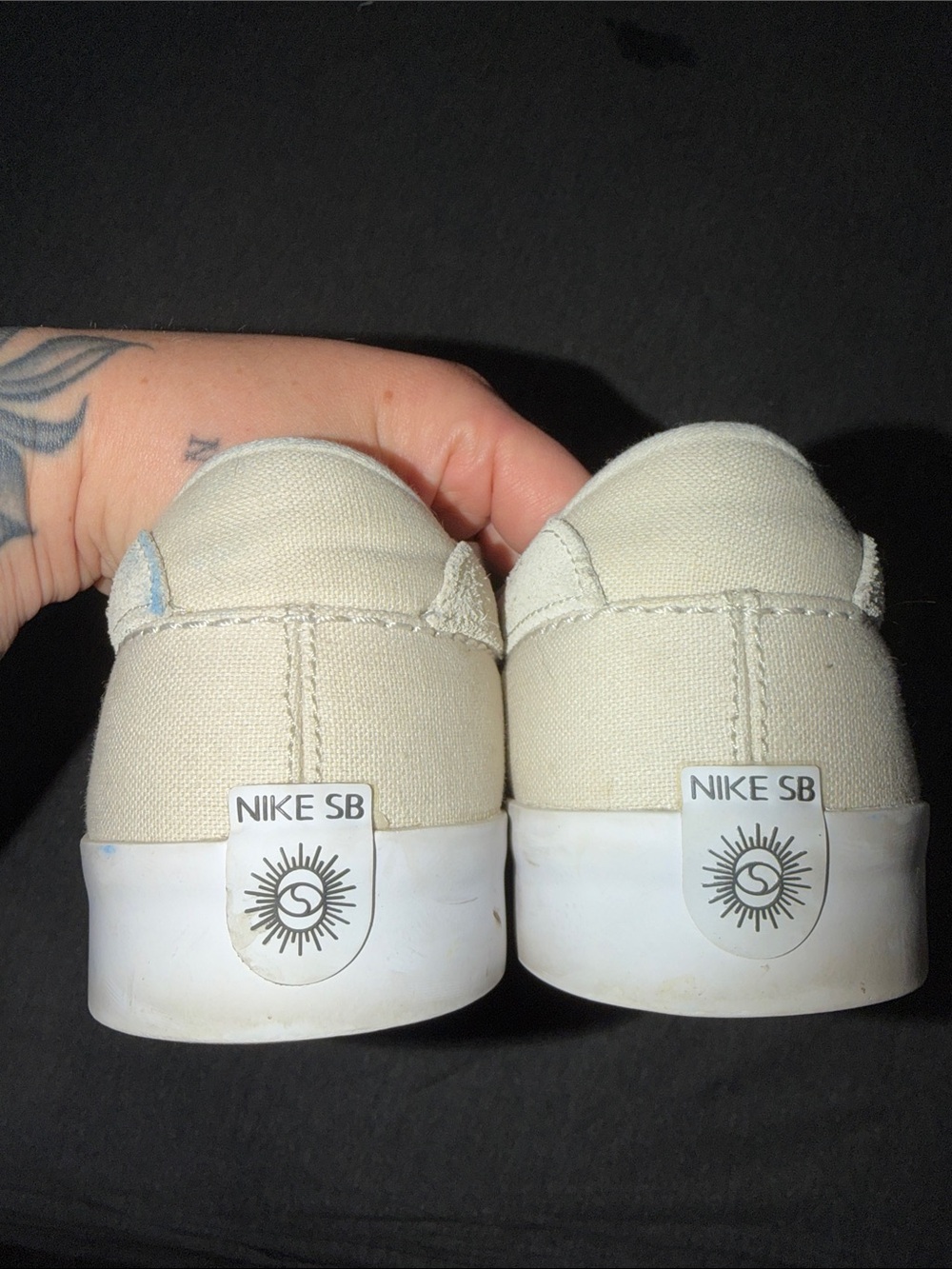 Shane Signature White Suede Skate Shoes Shane O’Neill - Picture 6 of 7